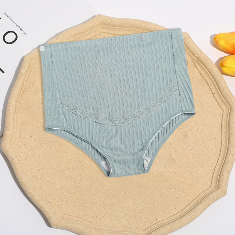 Rasedate aluspüksid kõrge vöökohaga kõhtu toetavad soonikud reguleeritavad elastsed pehmed hingavad antiseptilised aluspüksid rasedatele