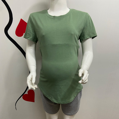 Emotsioon Moms Suvine Nähtamatu Tõmblukuga Rasedus Rasedus Imetamine Imetamise Riietus Rasedatele Suur Suur Suurus