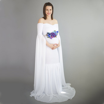 Φόρεμα εγκυμοσύνης Μακρύ Φόρεμα Bodycon Φωτογράφηση εγκυμοσύνης για Φόρεμα Μάξι Έγκυος
