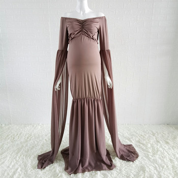 Φόρεμα εγκυμοσύνης Μακρύ Φόρεμα Bodycon Φωτογράφηση εγκυμοσύνης για Φόρεμα Μάξι Έγκυος