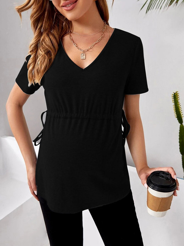 Vasaras Grūtnieču Apģērbi Grūtnieču Topi Grūtnieču T-krekli Grūtnieču Apģērbi Grūtniecēm Eiropas Liels izmērs