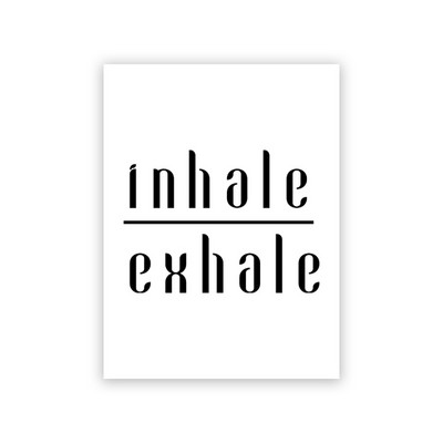 Pilatese treeningu diagrammi plakati print joogaruumi seinakaunistuseks Sissehingamise väljahingamise kulturismi juhend Fitness Jõusaali lõuendimaaling Pilt