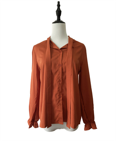 PLAZSON vabaaja naiste pluusid suvised valged särgitopsid 2023 elegantsed kikilipsud pikkade varrukatega õhukesed särgid naistele OL lahtised pluusid para