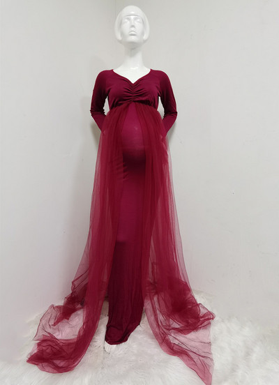 Mazuļu duša, gara tilla kleita ar slīpu kaklu grūtnieču fotografēšanas rekvizīti Tills Maxi kleita grūtniecei gara kleita