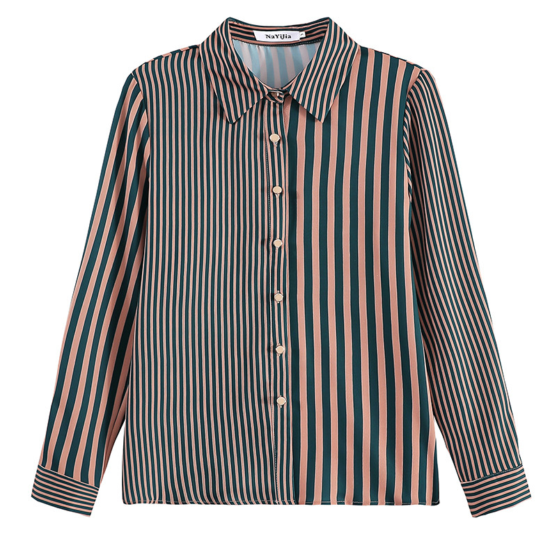 Modes apdrukas sieviešu krekli Sieviešu blūzes 2021. gada pavasara rudens krekli ar garām piedurknēm Topi Blusas Mujer