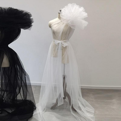 Skatieties seksīgas grūtnieču fotosesijas kleitas uz viena pleca grūtniecēm Fotografēšana Rekvizīti Kleitas Premama Vakara peldmētelis Tills