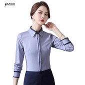 NAVIU Elegantne revääriga Spliced All Match Särk Naiste riided Kevadised Uued Suured, ametlikud Korea topsid Kontori naiste pluusid valged