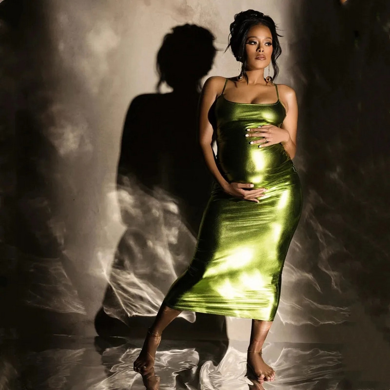 Nouă rochie de fotografie pentru maternitate, sexy, fără spate