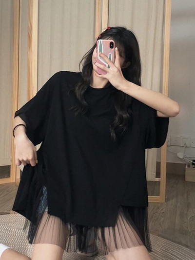 Uued rasedatele mõeldud riided naiste lühikeste varrukatega, keskmise pikkusega, kaelusega ühevärvilised topid, vabaaja T-särk rinnaga toitmiseks