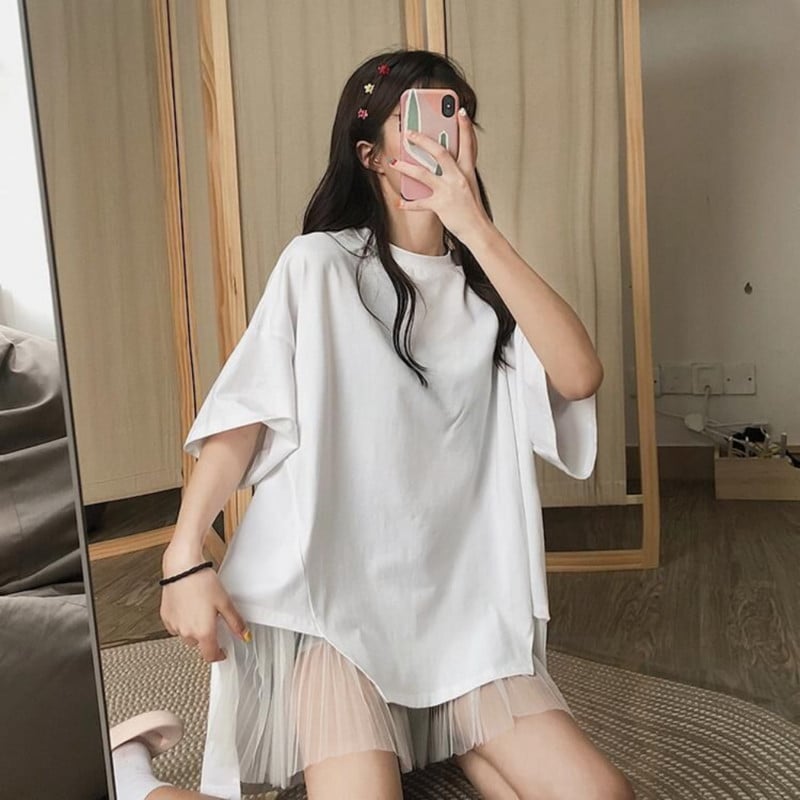 Uued rasedatele mõeldud riided naiste lühikeste varrukatega, keskmise pikkusega, kaelusega ühevärvilised topid, vabaaja T-särk rinnaga toitmiseks