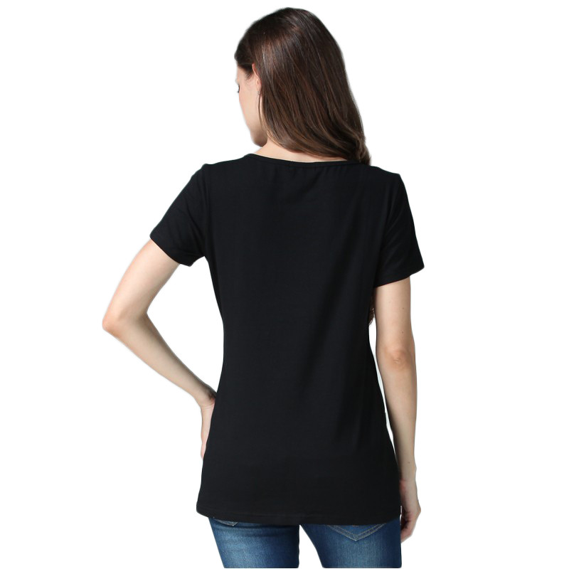 Emme imetamiskleit Raseduse topid Imetamisriided Lühikeste varrukatega puuvillasegu imetamissärk Imetamispluus Suur suurus S-XXL