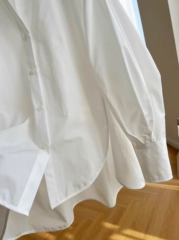 Basic Commuter Fashion brīva blūze Mode Lielizmēra ar garām piedurknēm Design Sense Short Sieviešu krekls