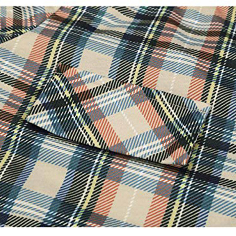 Sieviešu ikdienišķa blūze ar rullētām piedurknēm Seksīga, rūtaini V veida kakla rūtaini tunikas topi 2022. gada pavasara rudens modes blūzes un krekli.