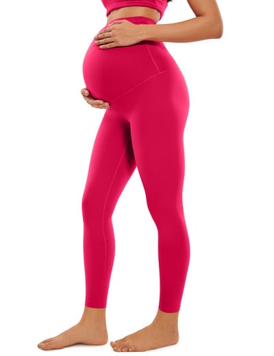 Naiste 25-tollised Butterluxe rasedad retuusid kõhu kohal – võine pehme treening, aktiivne riietus jooga raseduspüksid, sport