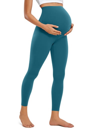 Naiste 25-tollised Butterluxe rasedad retuusid kõhu kohal – võine pehme treening, aktiivne riietus jooga raseduspüksid, sport