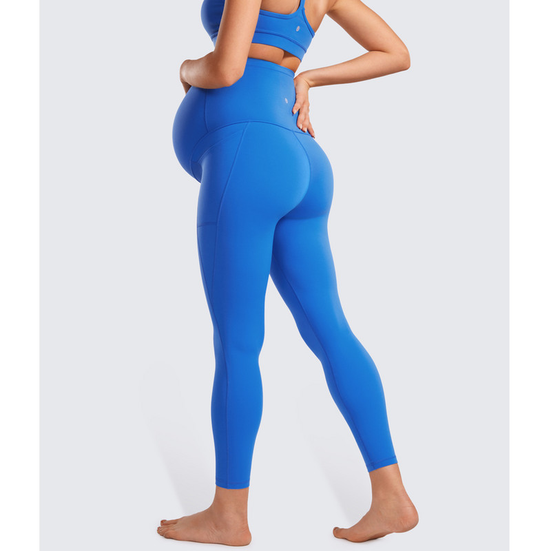 Naiste 25-tollised taskutega Butterluxe rasedad säärised – Treeningu Activewear Jooga Raseduspüksid üle kõhu, Butterluxe, pehmed