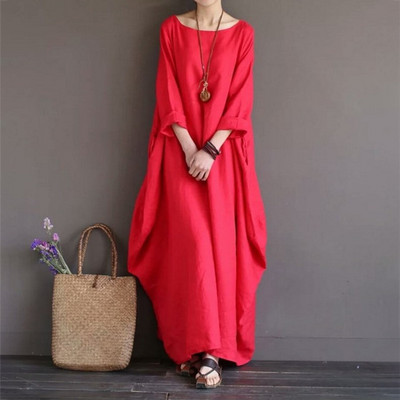 Lanena haljina za trudnice Proljeće Jesen Ženska lažna dvodijelna haljina Haljina dugih rukava Vestidos Odjeća za trudnice, velika veličina