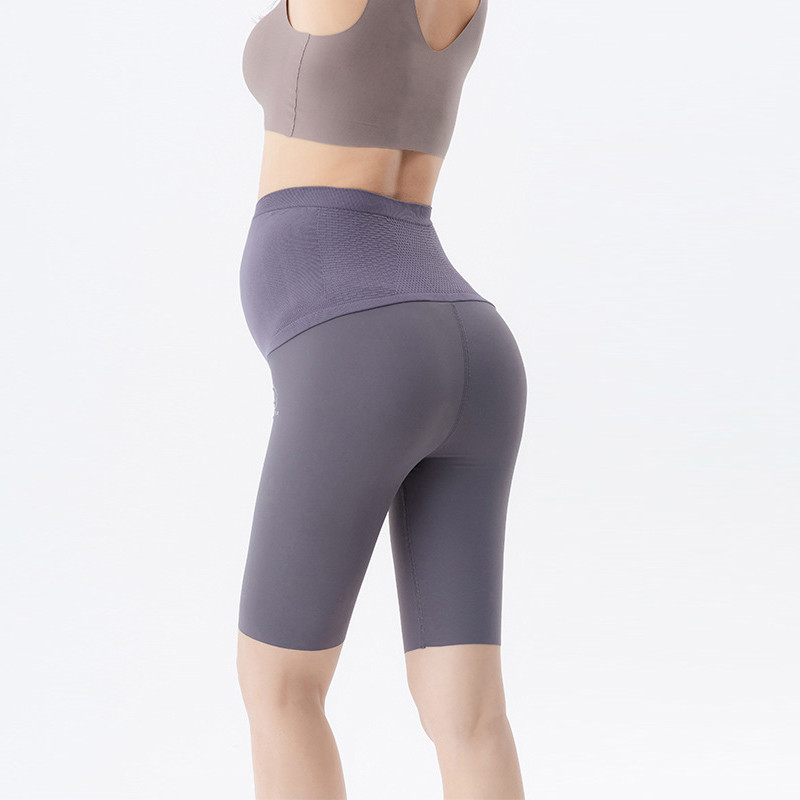 Vasaras grūtniecības un dzemdību sporta ikdienišķa jogas apģērbi uz vēderu grūtniecēm Grūtniecības šorti