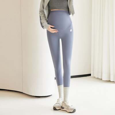 Grūtnieču legingi virs vēdera Grūtniecības fotosesijas bikses Rudens ziemas treniņš Bikses modes grūtnieču apģērbs