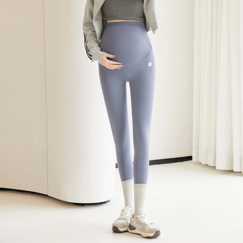 Grūtnieču legingi virs vēdera Grūtniecības fotosesijas bikses Rudens ziemas treniņš Bikses modes grūtnieču apģērbs