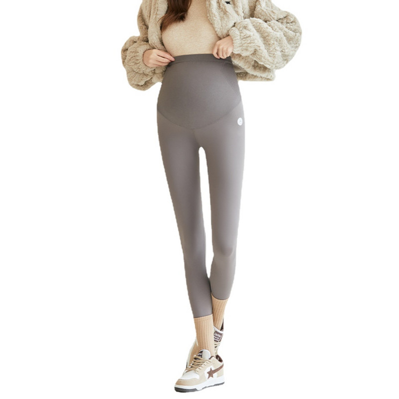 Grūtnieču legingi virs vēdera Grūtniecības fotosesijas bikses Rudens ziemas treniņš Bikses modes grūtnieču apģērbs