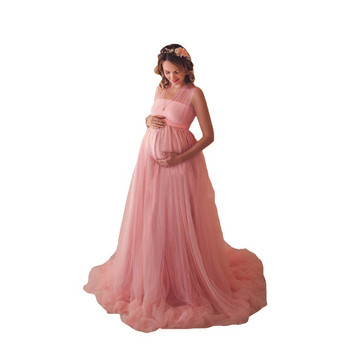 Νέα φορέματα εγκυμοσύνης από τούλι για φωτογράφηση Φόρεμα ουράς εγκυμοσύνης Φόρεμα μάξι φόρεμα εγκυμοσύνης Φορέματα χορού Vestidos