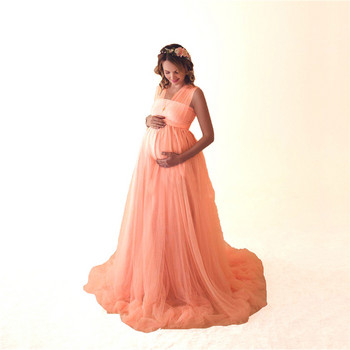 Νέα φορέματα εγκυμοσύνης από τούλι για φωτογράφηση Φόρεμα ουράς εγκυμοσύνης Φόρεμα μάξι φόρεμα εγκυμοσύνης Φορέματα χορού Vestidos