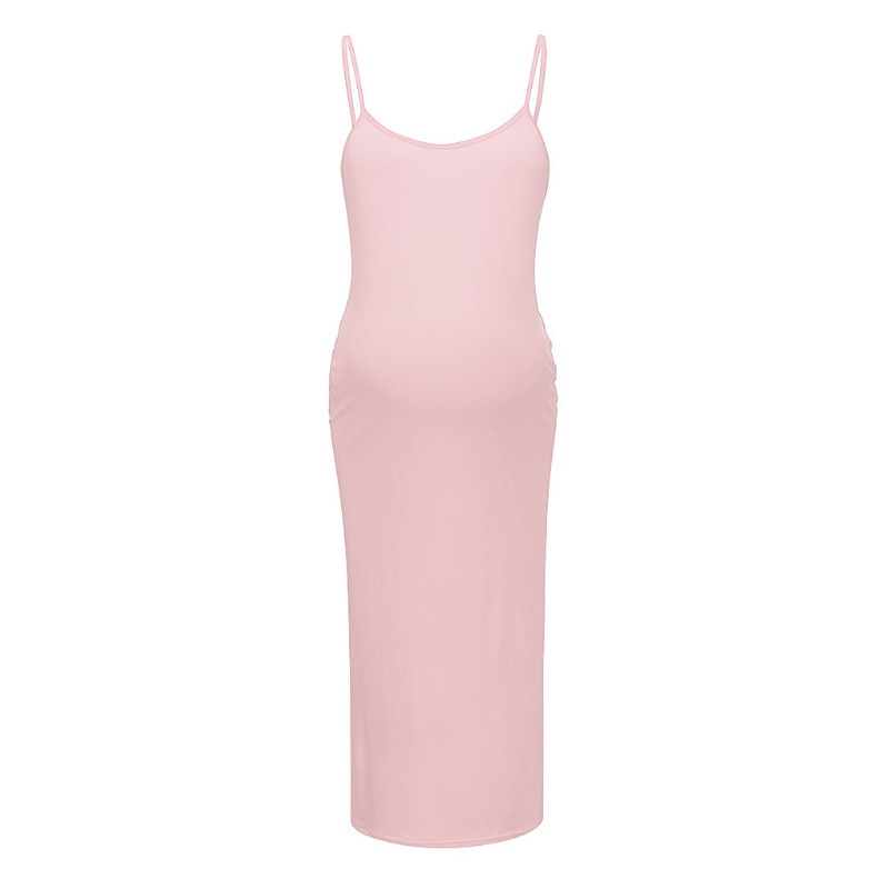 Grūtnieču apģērbi Sievietēm Vasaras Grūtniecēm Grūtniecēm O kakla Mini Tunika Kleita Sieviešu Ikdienišķs Solidrs Sundress