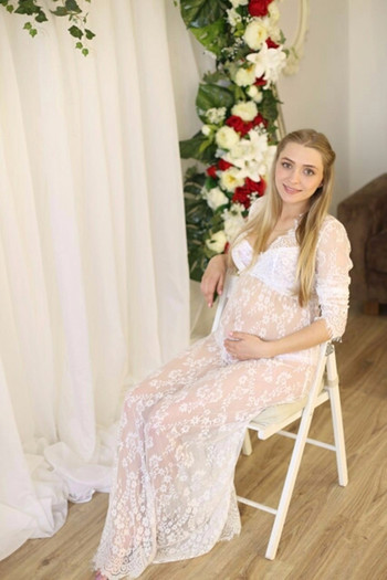 2023 μάξι σκηνικά φωτογραφίας εγκυμοσύνης Ρούχα εγκυμοσύνης Δαντελένιο φόρεμα εγκυμοσύνης Φανταστική φωτογραφία λήψης καλοκαιρινό φόρεμα εγκυμοσύνης S-4XL