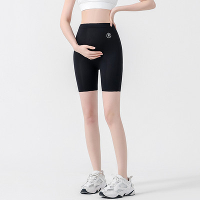 Nyári terhes női rövidnadrág alsó három nadrág bőr nyom nélküli alsó vékony divatos nagy méretű külső viselet anya nadrág