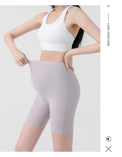 Nyári terhes női rövidnadrág alsó három nadrág bőr nyom nélküli alsó vékony divatos nagy méretű külső viselet anya nadrág