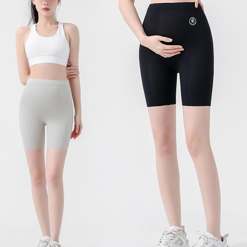 Nyári terhes női rövidnadrág alsó három nadrág bőr nyom nélküli alsó vékony divatos nagy méretű külső viselet anya nadrág