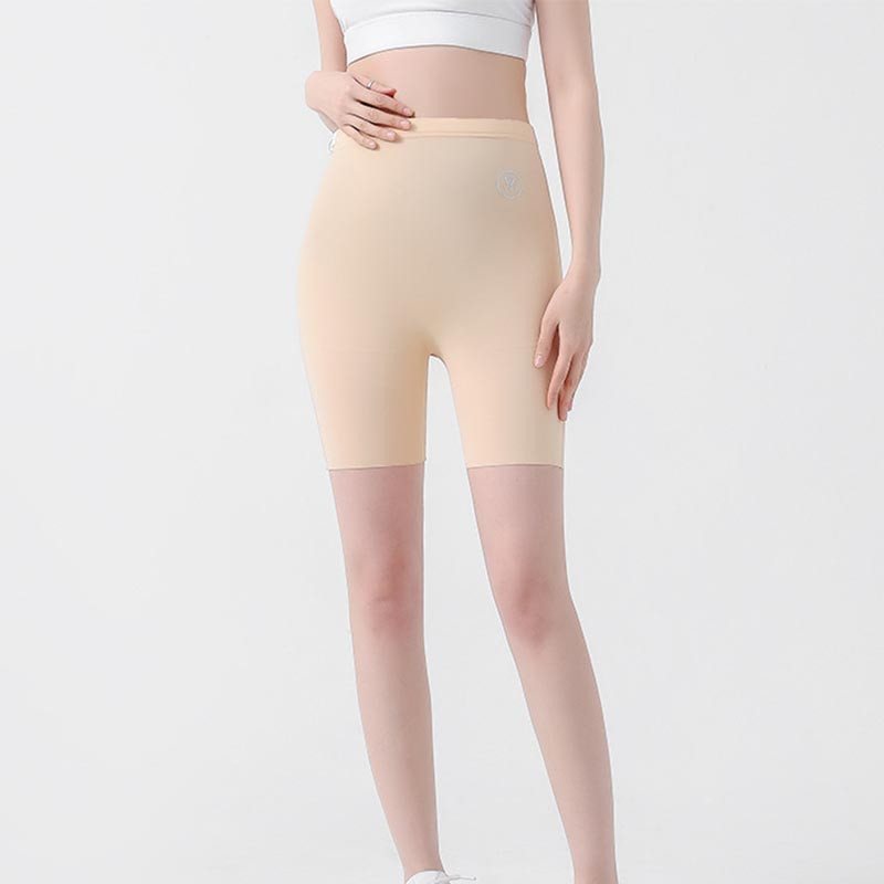 Nyári terhes női rövidnadrág alsó három nadrág bőr nyom nélküli alsó vékony divatos nagy méretű külső viselet anya nadrág