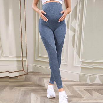 Бременни жени Bubble Butt Yoga Pant Premama Sport Gym Leggings Maternity High Waist Fitness Workout Pants Female Push Up Tights