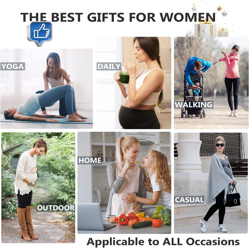 Õhukesed kõrge vöökohaga rasedate säärised kõhnad rasedatele kõhtu toetavad sünnitusjärgsed säärised Body Shaper Fitness püksid