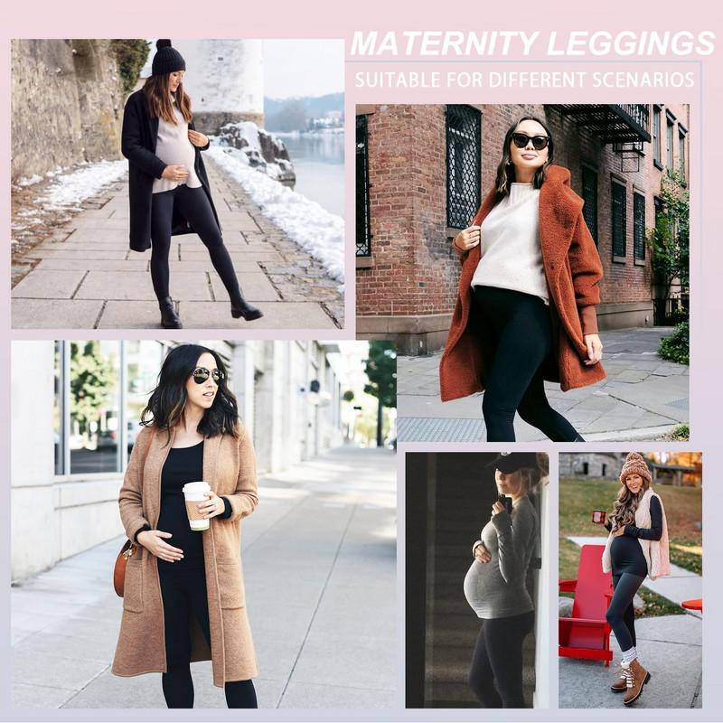 Õhukesed kõrge vöökohaga rasedate säärised kõhnad rasedatele kõhtu toetavad sünnitusjärgsed säärised Body Shaper Fitness püksid