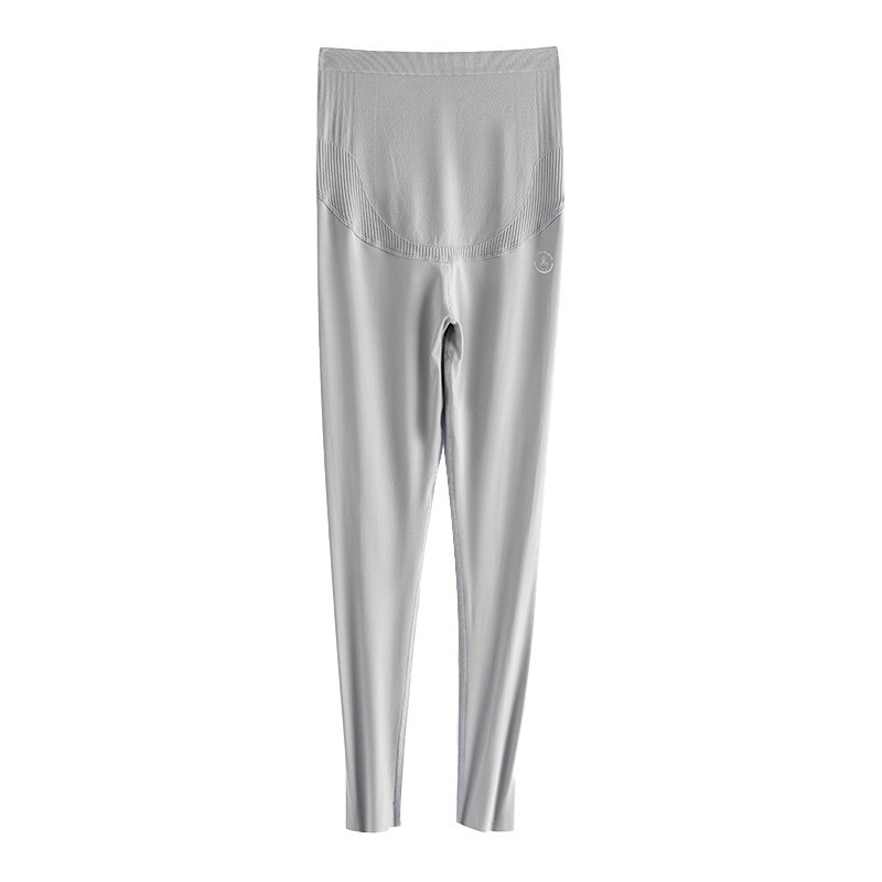 Sieviešu grūtnieču legingi ar augstu vidukli pār vēderu pilna garuma grūtniecības jogas bikses Active Wear sporta treniņu legingi