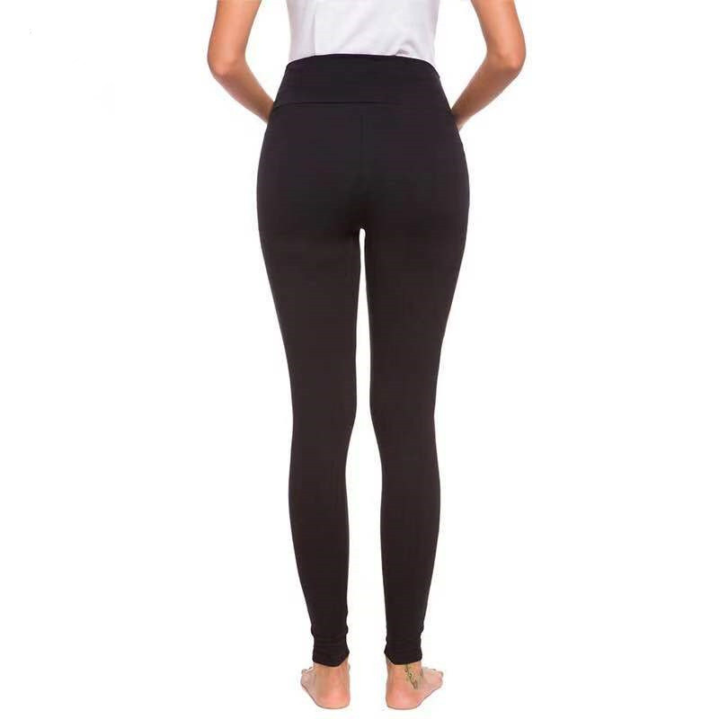 Trudničke hlače Trudničke jednobojne rastezljive uske uske tajice Trudničke hlače