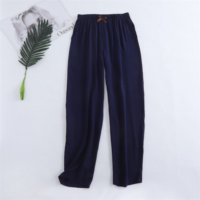 Pantaloni noi de primăvară și vară de damă 100% viscoză picior + drept casual, respirabil, comozi, pantaloni de dormit de acasă, drăguț
