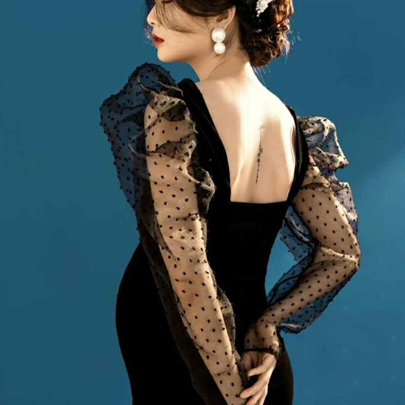 Rochii maxi de maternitate din dantelă pentru femei noi de toamnă, fotografii fanteziste, rochii de seară gravide, accesorii fotografice, îmbrăcăminte de maternitate