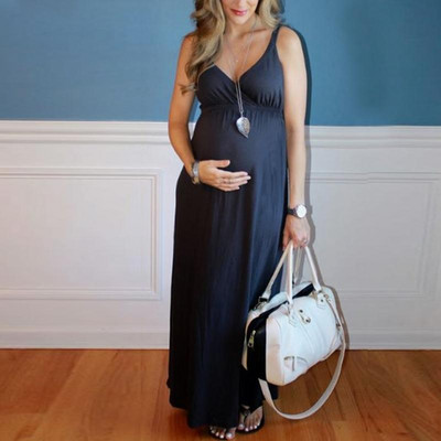 Grūtnieču apģērbi Sievietēm Vasaras Grūtniecēm Grūtniecēm O kakla Mini Tunika Kleita Sieviešu Ikdienas Sundress