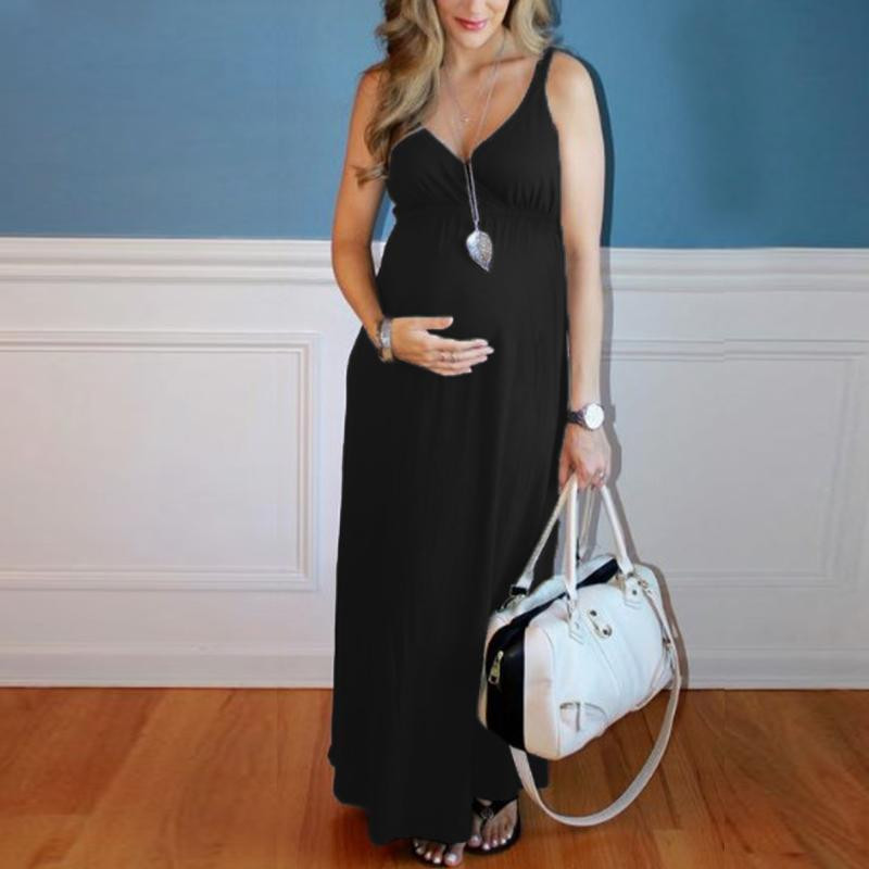 Grūtnieču apģērbi Sievietēm Vasaras Grūtniecēm Grūtniecēm O kakla Mini Tunika Kleita Sieviešu Ikdienas Sundress