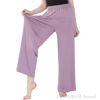 Naiste kevadsuvised puuvillased mugavad pluss suuruses suured jardid kõrge elastsusega kodupüksid laia säärega püksid 7XL 6XL 5XL 4XL
