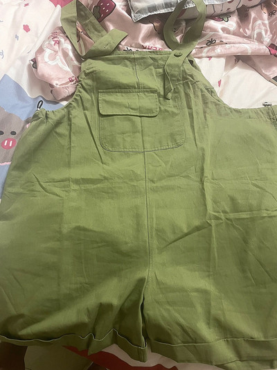 Salopete de maternitate de vară, mărimi mari, cu buzunar, cu șnur, salopete pentru femei însărcinate, salopete largi, picioare largi, verde