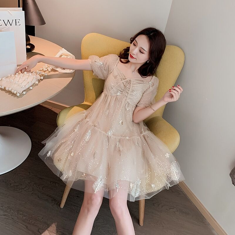 Rasedate suveriided Magusad lühikeste varrukatega pingutusnööriga plisseeritud õlgadeta kleit rasedatele naistele võrkkleit ballikleidid