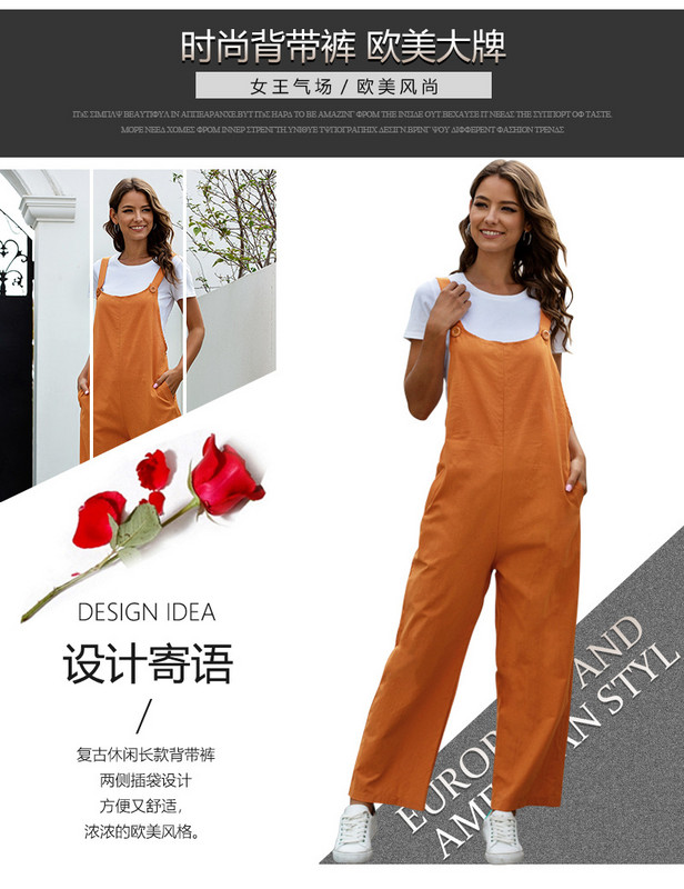 Retro ploni drabužiai nėščiosioms Laisvalaikio kombinezonai Nėštumo darbo drabužiai Reguliuojamu juosmeniu plius dydis