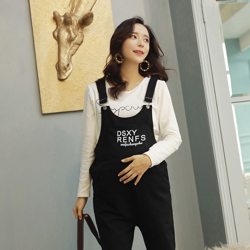 Kevad-sügis rasedate püksid rinnatükk, velvetist püksid Jumpsuit Rasedad riided rasedatele naiste kombinesoon Roupa Gestante