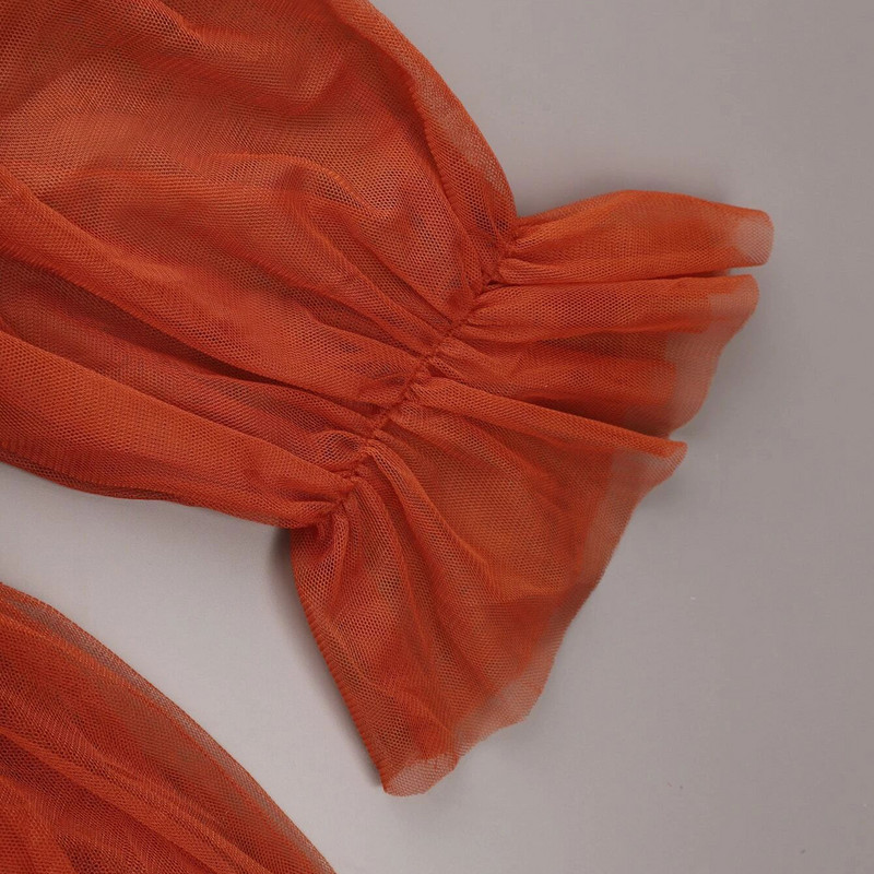 Terhes nő, elegáns maxi buliruha, váll nélkül, rövid ujjú tüll hivatalos ruha Esküvői születésnapi esti fotózás jelmez