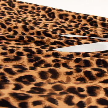 Sexy Leopard Print Sleep Bottoms Γυναικεία Σορτς Πυτζάμα που αναπνέει σε Plus μέγεθος με μαλακή βισκόζη για νυχτικά Sleepwear Plus S-3XL