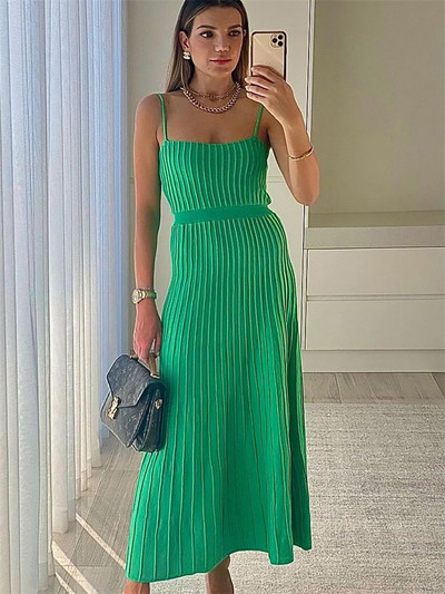 Rochie maxi cu nervuri, fără spate, tossy, pentru femei, vară, petrecere de vacanță, stretch, talie înaltă, bodycon, rochii de maternitate, rochie de soare din tricot